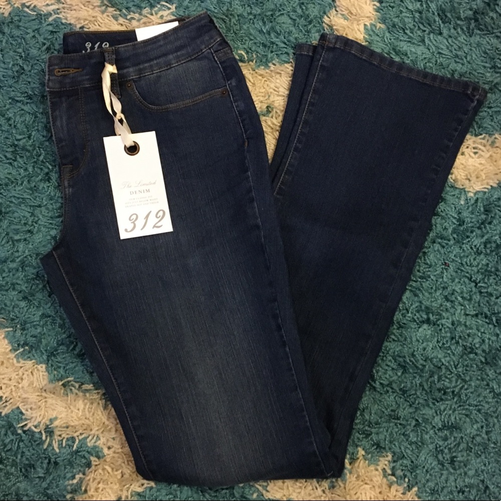 NWT The Limited 312 Bootcut Jeans, 8 Long